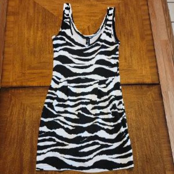 H&M Zebra Print Pullover Dress - Picture 1 of 12